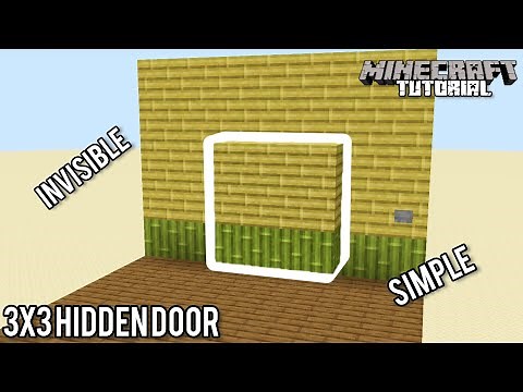 Hidden 3x3 Piston Door | Minecraft 1.21 Redstone Tutorial