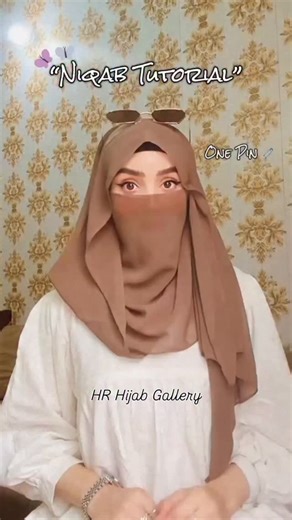 HR Hijab Gallery on Instagram: "Quick One Pin Niqab Tutorial 🫶💞 🎀 Share it with ur Naqabi Friends✨🧕 . . . . . . . . . . . . . . {Hijab style, Niqab Hack,Niqab Tutorial, Niqab Look, Easy Style, Hijab Style For girls. One 📍} . . . . . . . . . . . . . . . . . . . . #hijabi #hijabifashion #hijabistyle #tutorial #tut #ootd #fypシ❤️💞❤️ #hijabtutorial #instagood #quicktutorial #smallbusiness #onlineshop #viral #viralvideos"