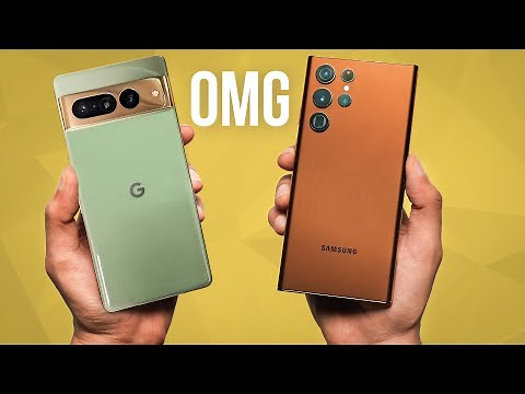 Google Pixel 7 Pro vs Samsung Galaxy S22 Ultra - DENT IN THE MATRIX 🔥