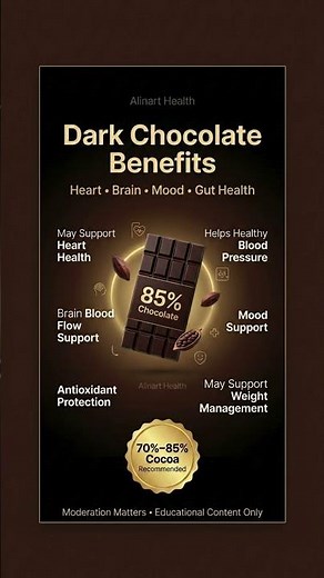 Why Dark Chocolate Is Healthy 🍫