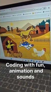 My 6 year old built this| Scratch coding for kids(Animal Farm Project)