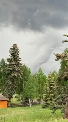 Lucca Forner caught this funnel, and possible tornado, near Divide earlier today. Luca is 11…and probably on his way to being a meteorologist! Nice job Lucca! The National Weather Service in Pueblo received a report of trees and power lines down near the intersection of Teller County CR 11 and CR 511. Members of the Weather service are planning on a site survey Wednesday and StormTeam Meteorologist Megan Montero will be with them to see if there is any tornadic circulation damage present on the 