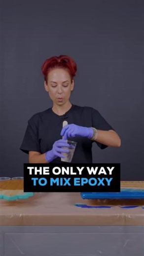 💡 WHEN YOUR EPOXY TURNS CLEAR, IT’S READY TO POUR! A properly mixed epoxy will turn clear, meaning your resin and hardener are fully combined. Time to create your masterpiece! ✨ #EpoxyTips #SuperclearEpoxy #DIYProjects #ResinArt #ProTricks | Superclear Epoxy