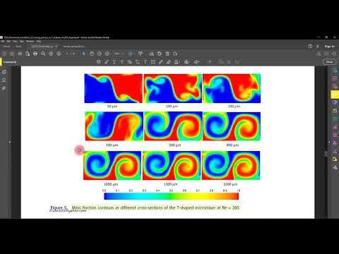 Mixing index || mixing performance || ANSYS Fluent