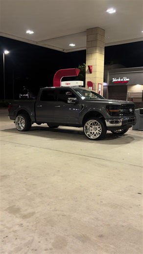 F150 Trucks with American Force Wheels and Dropped Suspension