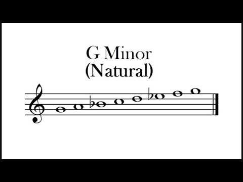 G Natural Minor Scale