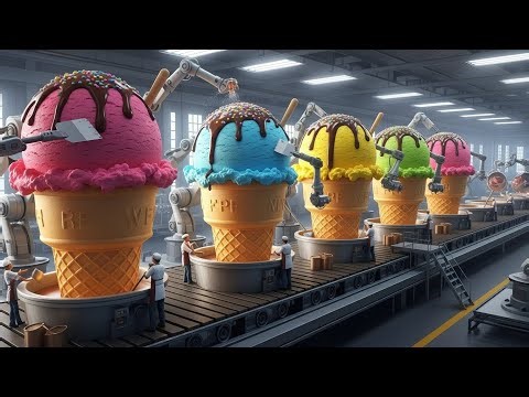 Inside the Factory: How Cow’s Milk Becomes Crispy Cone Ice Cream at Massive Scale