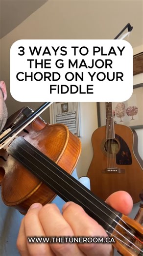 For any fiddlers who like to chord along, here’s a few chord tips when playing in G major! #fiddlelessons #fiddlechords #violinchords #celticfiddle #beginnerfiddle | The Tune Room - Celtic Fiddle Learning Online