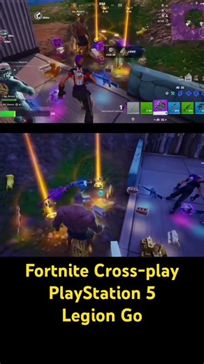 Fortnite Crossplay PlayStation 5 and Lenovo Legion Go