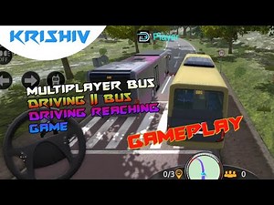 Multiplayer Bus Driving || Bus Driving Reaching Game || ‪@krishiv-games‬ #gameplay #games