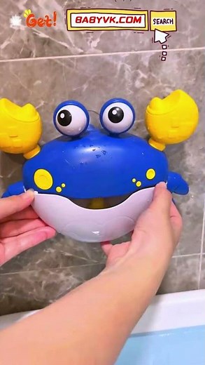 Automatic Bubble Bath Toy: Endless Bubbles for Happy Baby Baths #BabyCare #BabyBath #Bathtoys