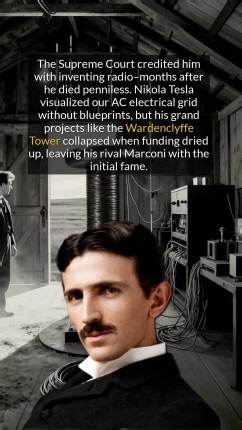 47K views · 375 reactions | The true story of Nikola Tesla is more complex than the popular myths. | The History Page | Facebook