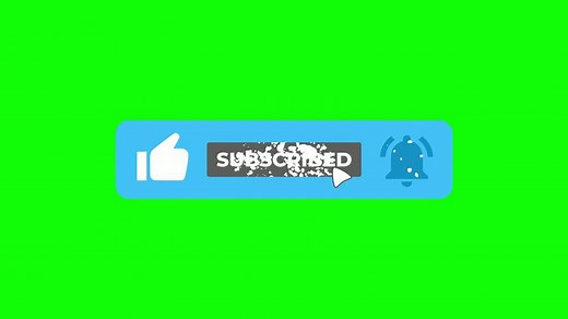 Download Sub Icon for YouTube Channel. YouTube promotion Subscribe Button Animation. Subscribe Button in 4K. 4k Subscribe Animation Video Free. Download Subscribe Icon on Green Background. for free