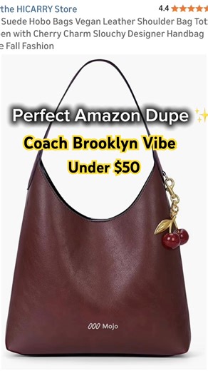 The Viral Coach Brooklyn Bag for Under $50! ✨ #coachbrooklyn #dupe #amazonbag