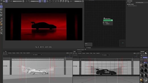 C4D_一小时实现照片级真实感——从零开始创建汽车场景