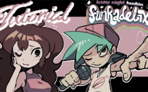 TUTORIAL (INSTRUMENTAL) w/ LYRICS - Friday Night Funkin': FUNKADELIX REMIX