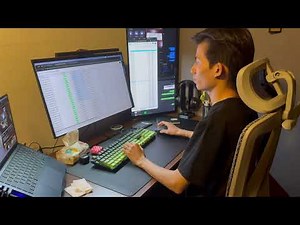 Work With Me ASMR | Deep Focus Coding & Keyboard Sounds