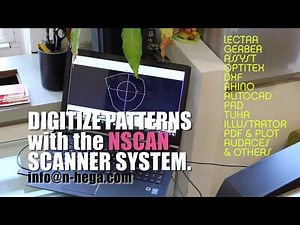 Pattern Digitizing: Digitize Patterns & Templates with the NScan Scanner System. (Pattern Digitizer)