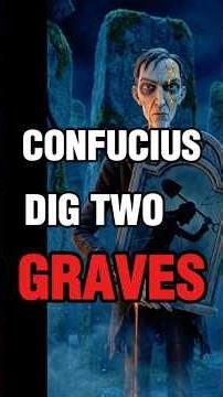 Confucius said dig two graves here is why #shorts #psychology #wisdom
