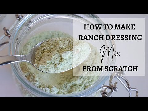 Homemade Buttermilk Ranch Dressing | How to make your own from scratch