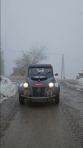 Winterrallye Steiermark 2026 2CV Zufahrt zum WP-Start