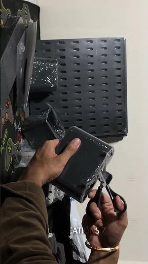 Pegboard Unboxing for Clean Desk Setup #shorts #unboxing #viral