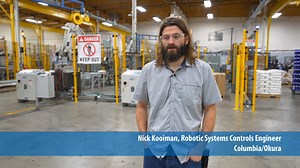 Ever wonder what it takes to run a robot? Meet Nick Koiman, our Controls Engineer! 💡 Nick reminds us that the most challenging parts of a project aren't always what you'd expect. He handles the deep thinking that goes into configuring programs and designing control panels for our robot controllers—a critical task that keeps our operations running smoothly. We're lucky to have Nick bringing the fun and the function to our engineering team! #Automation #Manufacturing #Robotics #Palletizing #Engin