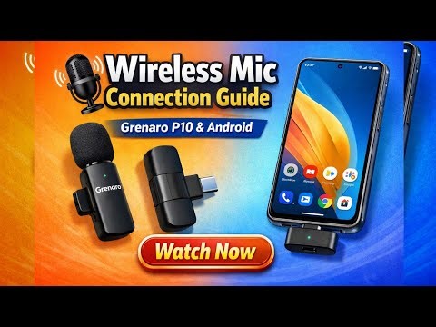 wireless mic phone kaise connect kare #wireless #tech #microphone #youtube
