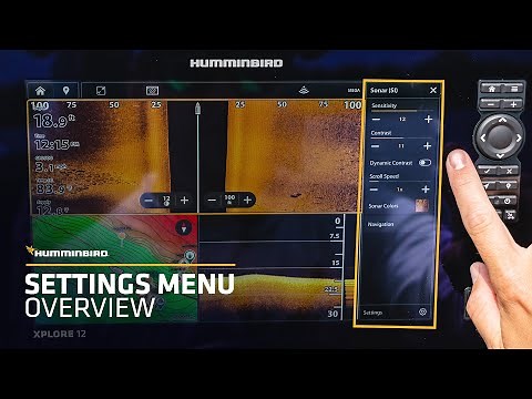 Humminbird Sonar & Chart Settings Menu Overview & How To | XPLORE Fish Finder