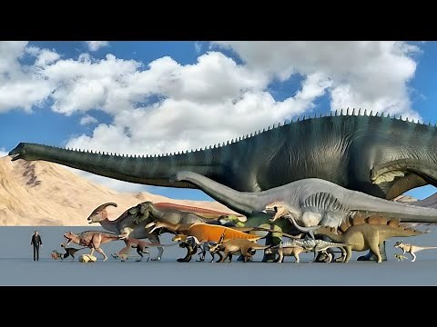 Dinosaur Size Comparison | 3d AnimationComparison | Real Scale Comparison (60FPS)