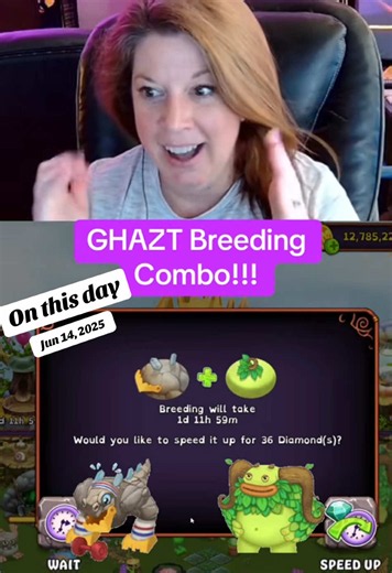 First Time Breeding Ghazt on My Singing Monsters