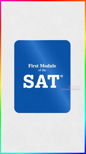 Future Admit | Digital SAT Test Prep on Instagram: "The key to cracking Module 1 on the SAT Comment or DM “1600” for 10 proven SAT strategies to maximize your score 🧪 #satprep #digitalsat #digitalsathacks#satmath #satreading #sattestprep #highschoolparents #psatprep #psat #collegeadmissions"