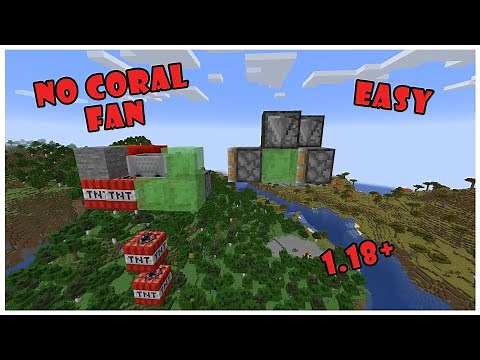 Easy Flying TNT Duper || No Coral Fan (Minecraft Java 1.18+) Tutorial