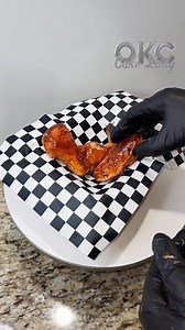 Hyper-Realistic Chicken Wing Cake - Behind The Scenes #cake #chickenwings #food #art #bakery | OKC Cake Lady