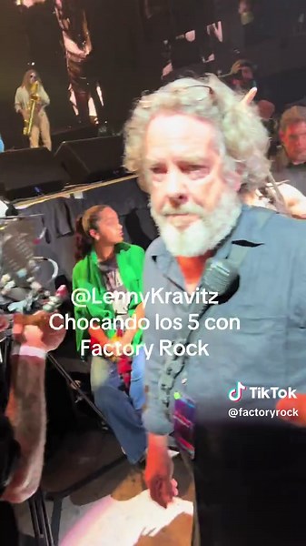 Lenny Kravitz en Factory Rock: Un saludo especial