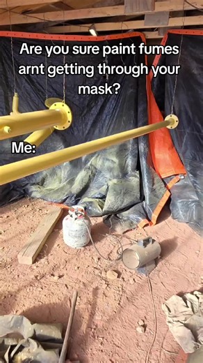 Do they UA for paint huffing 😅 #fyp #painting #work #construction #CapCut