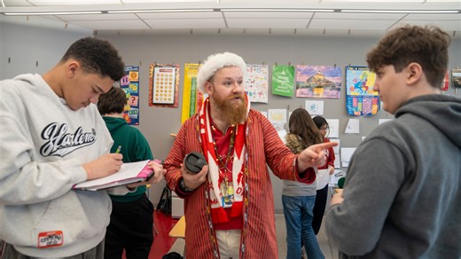 Westwood French teacher's best tool of the trade is himself