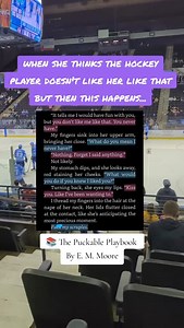 Book: The Puckable Playbook by E. M. Moore, a roommates to lovers hockey romance. #bookstagram #emmooreauthor #sportsromance #spicybookrecs #hockeyromance | E. M. Moore