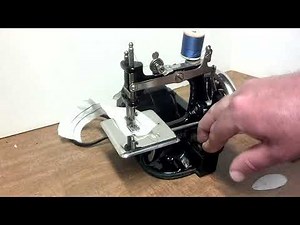 Rare Shiny Vintage Singer 20-2 Electric or Hand Crank Child's Chain Stitch Hand Crank Sewing Machine