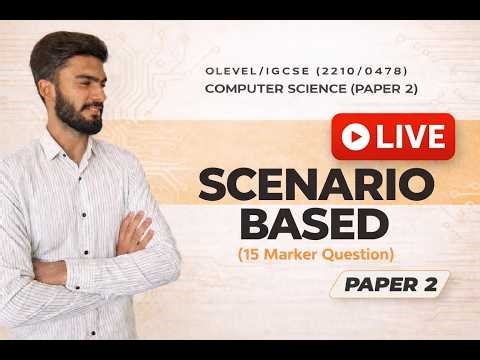 Scenario Based Q | 2023/MJ/22 | OLEVEL / IGCSE Past Papers (LIVE) | Paper 2 | Live Session | By SK