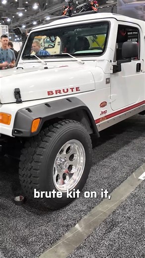 Old school meets off-road muscle. 🔥 This BRUTE-converted TJ channels full scrambler energy — manual trans, classic 8-holes, and trail-ready attitude. 💪 #SEMA2025 came in strong with this one. 🎥 Watch the full ExtremeTerrain coverage - https://bit.ly/4qH7nNg | ExtremeTerrain.com