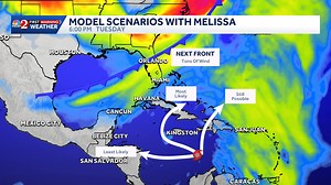 125K views · 488 reactions | Here's a look at the model scenarios for #Melissa and which is the most likely. Stay with #weshwx for updates. | Tony Mainolfi, WESH | Facebook