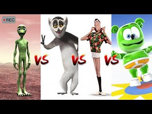ALIAN BATTLE ALIAN VS KING JULIAN VS DRACULA VS GUMMY BEAR