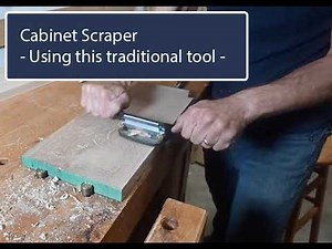 Woodworking Cabinet Scraper: How To Use, Set it Up, and Sharpen - Woodworking Hand Tools