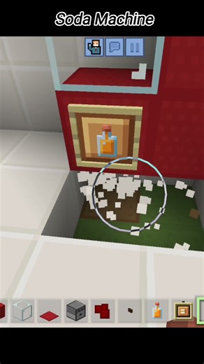 Soda Machine 🥤#shorts #minecraft