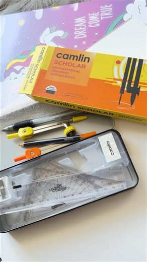 Satisfying Stationery Unboxing ✏️ | Geometry Box #unboxing #shorts #camlin #stationery #studyvibes