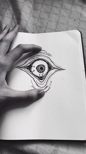 Creepy Eye Drawing Tutorial