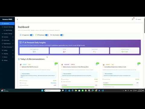 invenza dashboard demo