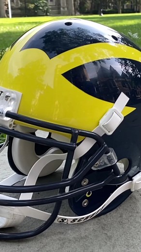Michigan Wolverines Rose Bowl Helmet Stickers and History