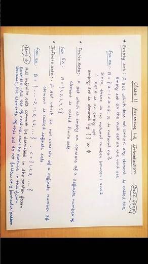 Class 11 Maths Chapter 1 Sets Exercise 1.2 | Full Introduction with Examples